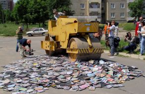 Destroying infringement disks