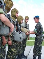Visit of Georgian military delegation to Zhytomyr	