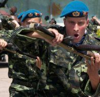 Visit of Georgian military delegation to Zhytomyr	