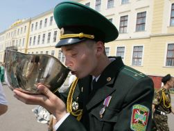 Officers graduation of the Lvov military institute of land forces of Ukraine