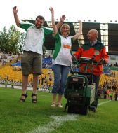 Auction. Sale of lawn from a stadium ”Ukraine”