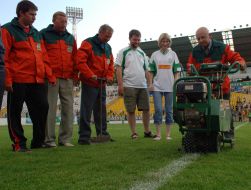 Auction. Sale of lawn from a stadium ”Ukraine”