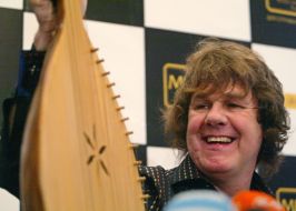 Press-conference of Gary Moore in Kiev