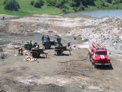 Ecological disaster in the Donetsk region