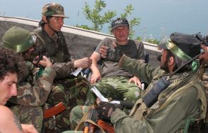 Shooting “Caucasian captive”