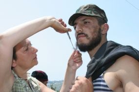 Shooting “Caucasian captive”