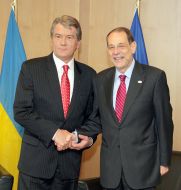 Виктор Ющенко и Хавьер Солана