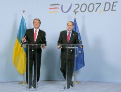 Виктор Ющенко и Хавьер Солана