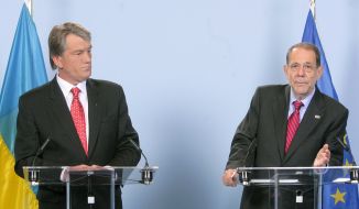 Виктор Ющенко и Хавьер Солана