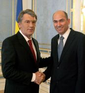 Victor Yushchenko and Janez Jansa