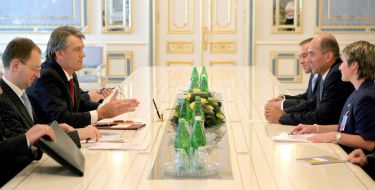 Victor Yushchenko and Janez Jansa