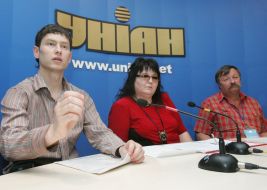 Press conference of newspaper «Ridne Prybuzhya» (Nikolaev) in UNIAN