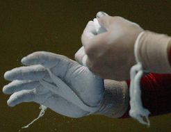 International match meeting of sport hymnastic