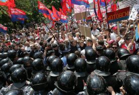 March-protest of PSPU