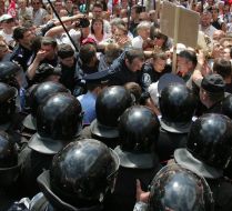 March-protest of PSPU