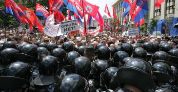 March-protest of PSPU