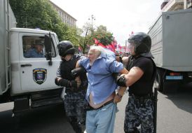 March-protest of PSPU