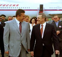 Mikhail Kasyanov and Viktor Yanukovych