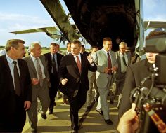 Mikhail Kasyanov and Viktor Yanukovych