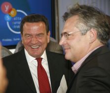 Gerhard Schroeder and Alexander Kwasniewski