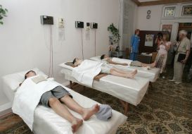 Катерина Ющенко в дитячому санаторії Міноборони в Євпаторії