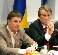 Viktor Yushchenko and Vyacheslav Kirilenko