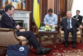 Alexander Moroz and Marc Perrin de Brichambaut