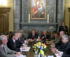 Meeting of Victor Yushchenko and Lekh Kachinsky