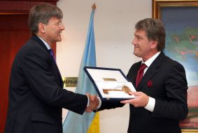 Виктор Ющенко и Габор Демски