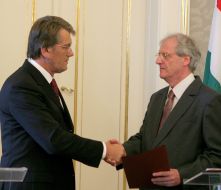 Victor Yushchenko and Laslo Shoyom