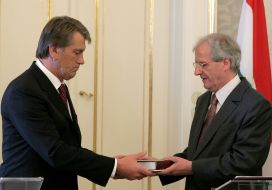 Victor Yushchenko and Laslo Shoyom