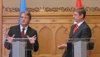 Victor Yushchenko and Ferenc Gyurcsany