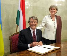 Victor Yushchenko and Katalin Szili