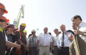 Визит Александра Мороза в г. Мариуполь