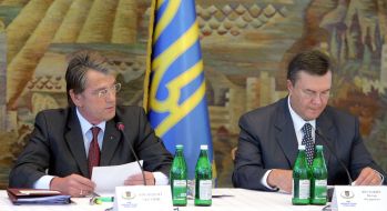 Виктор Ющенко и Виктор Янукович