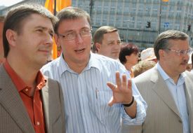 Вячеслав Кириленко , Юрий Луценко и Анатолий Гриценко