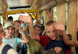 Invigoration children from Lvovsky region