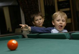 Children and billiards