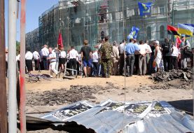 Rally against putting a monument to Ekaterina II