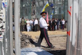 Rally against putting a monument to Ekaterina II