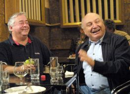 Mikhail Zhvanetsky and Roman Kartsev