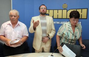 Mikhail Voronin, Aleksandr Sokolovsky and Valentina Izovit