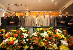 Signing of agreement about ”Nasha Ukraina – Narodnaya samooborona” block creation