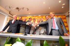 Signing of agreement about ”Nasha Ukraina – Narodnaya samooborona” block creation