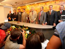 Signing of agreement about ”Nasha Ukraina – Narodnaya samooborona” block creation