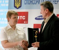 Natalya Kalnysh and Sergey Bubka