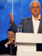 Виктор Янукович и Леонид Кравчук