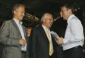 Yuriy Kostenko, Boris Tarasyuk and Yury Lutsenko