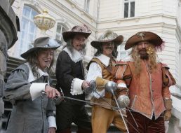 Igor Starigin, Veniamin Smekhov, Mikhail Boyarsky and Valentin Smirnitsky