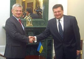 Joschka Fischer and Konstantin Grishchenko